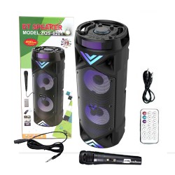 Sing-e Portable Wireless Speaker ZQS6201 with Mic and Remote Control Black Sing-e Portable Wireless Speaker ZQS6201 with Mic and Remote Control Black